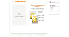 Desktop Screenshot of das-mathebuch-3.de